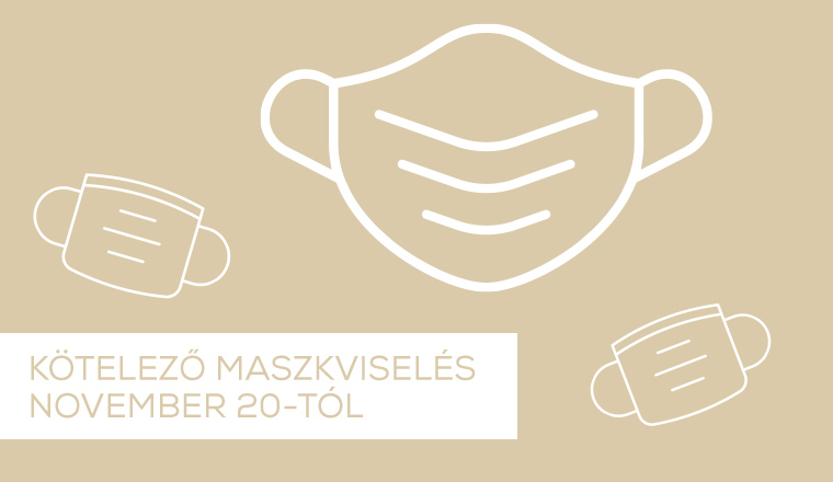 Ismét kötelező a maszkviselés!  