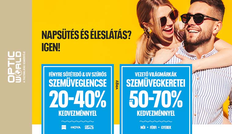 Kihagyhatatlan kedvezmények az Optic Worldben