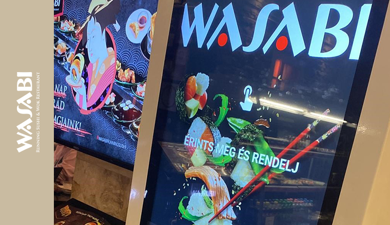 Önkiszolgáló kiosk csakis a MOM Park Wasabinál!