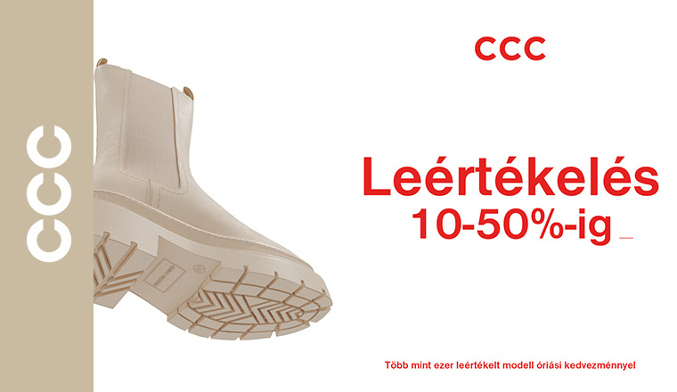 Nagy téli leértékelés a CCC üzletében!