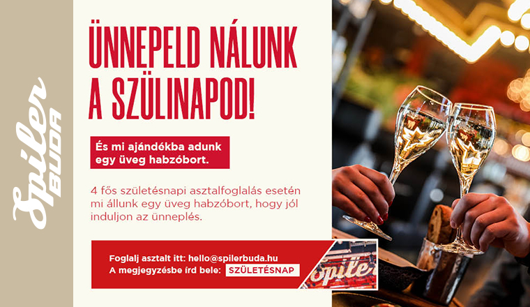 Ünnepelje születésnapját a Spílerrel!