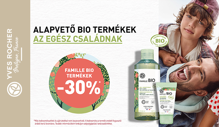 Biokozmetikumok, akár 30% kedvezménnyel!