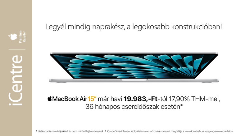 Legokosabb konstrukciók az iCentre-nél