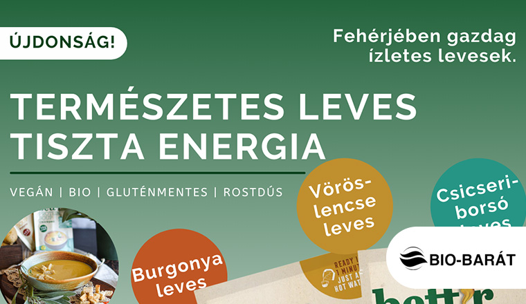 Tápláló leves percek alatt, bárhol