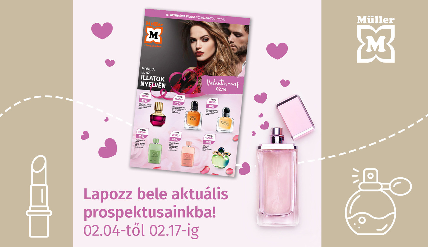 Ajándékötletek Valentin-napra a Müllertől